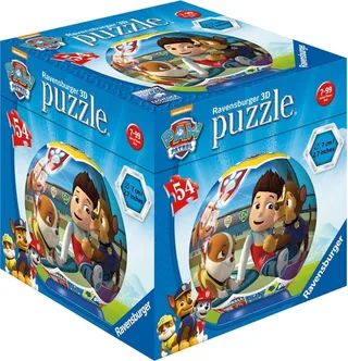 3D PAW Patrol Puzzel Rond 54 Stukjes Ravensburger 11917 from Ravensburger, Multicolour edition – box 1 of 6