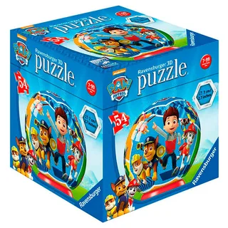3D PAW Patrol Puzzel Rond 54 Stukjes Ravensburger 11917 from Ravensburger, Multicolour edition – box 3 of 6
