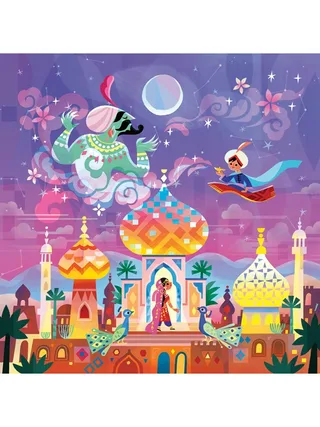 Aladdin and the Wonderful Lamp 64p fra Ravensburger – æske 1 af 2