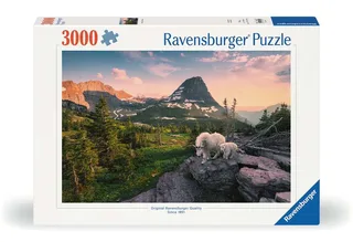Alpine Goat with Baby (3000) von Ravensburger – Schachtel 1 von 2