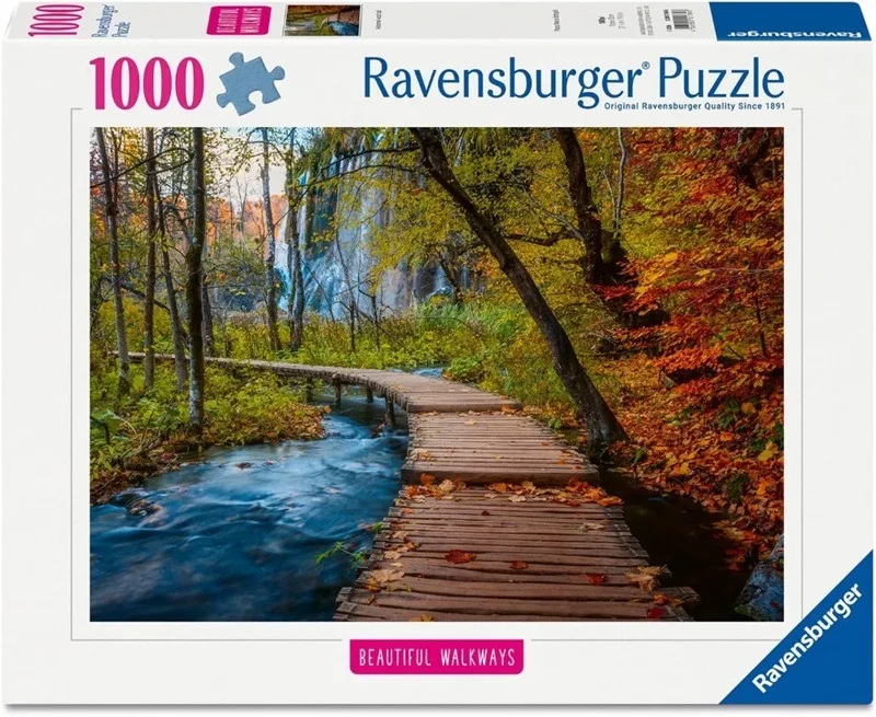 Autumnal wood trail (1000) fra Ravensburger – æske 1 af 2