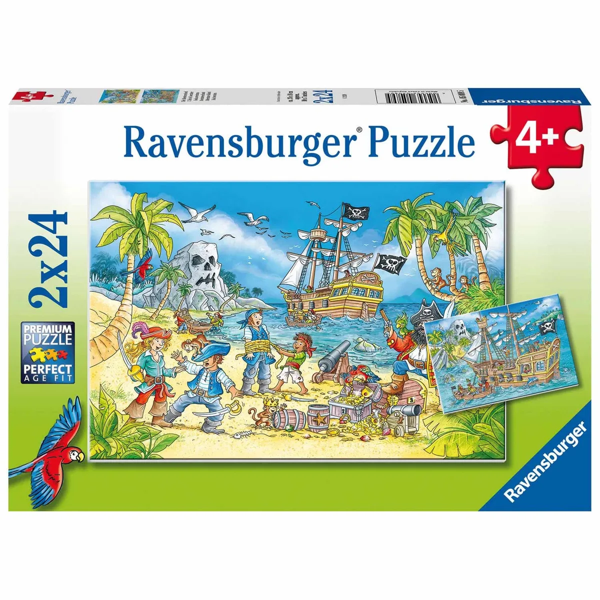 Avontureneiland (2x24 Stukjes) de Ravensburger – boîte