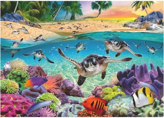 Baby zeeschildpadden (500 extra groot) van Ravensburger – doos 2 van 2