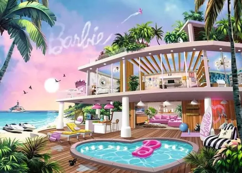 Barbie legpuzzel 1000 stukjes - kleurrijke puzzel voor volwassenen. von Ravensburger, Ausgabe Mehrfarbig – Schachtel 1 von 3