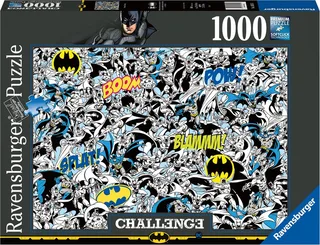 Batman Challenge - legpuzzel - 1000 stukjes von Ravensburger, Ausgabe Mehrfarbig – Schachtel 1 von 2