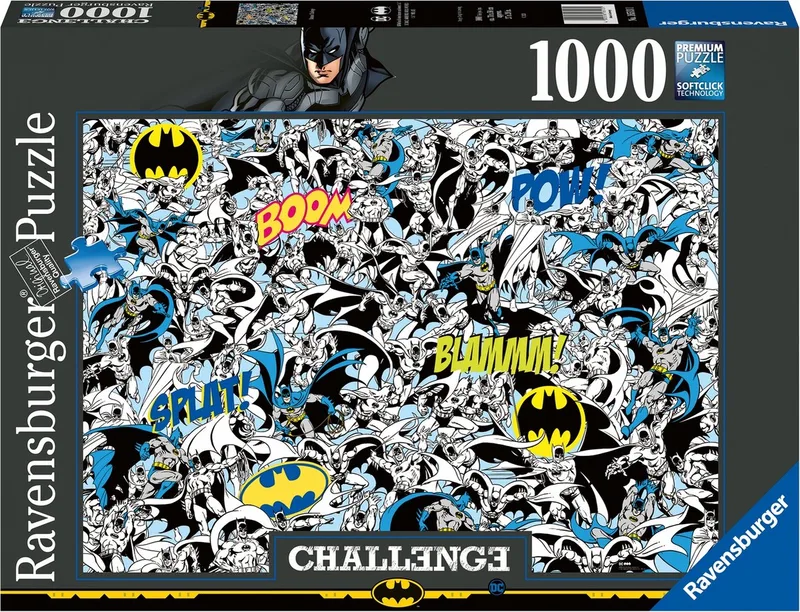 Batman Challenge - legpuzzel - 1000 stukjes van Ravensburger, editie Meerkleurig – doos