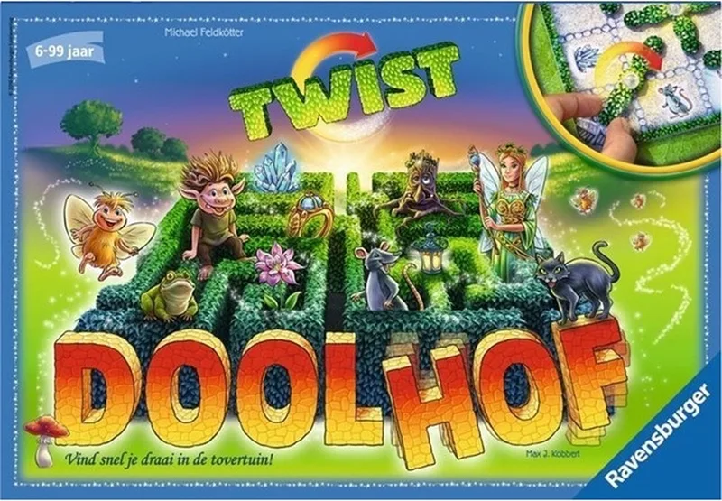 Betoverde Doolhof Twist - kinderspel från Ravensburger – kartong