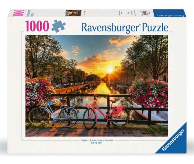 Bicycles in Amsterdam (1000) de Ravensburger – boîte 1 sur 3