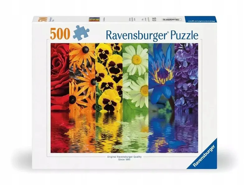 Bloemen 2D Puzzel 500 Stukjes von Ravensburger, Ausgabe Mehrfarbig – Schachtel