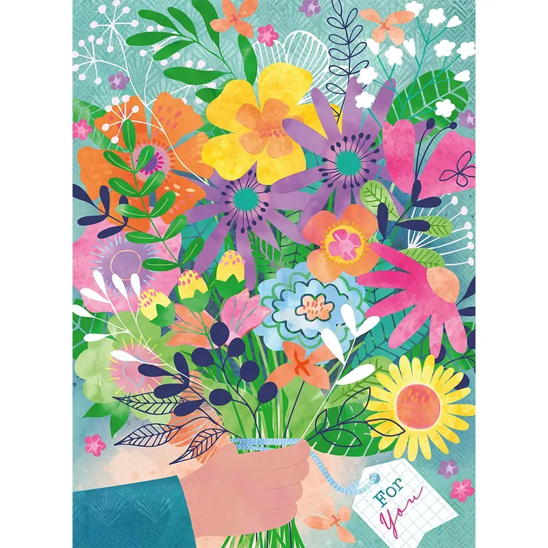 Bloemen voor Jou – Legpuzzel – 500 Stukjes van Ravensburger, editie Meerkleurig – doos 2 van 3