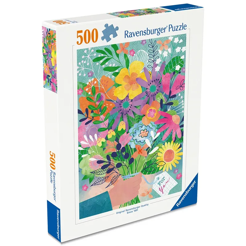 Bloemen voor Jou – Legpuzzel – 500 Stukjes van Ravensburger, editie Meerkleurig – doos 3 van 3