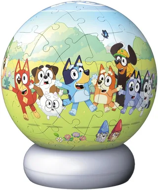Bluey – 3D Puzzle-Ball Nachtlicht – 73 Stukjes de Ravensburger, édition Multicolore – boîte 2 sur 4