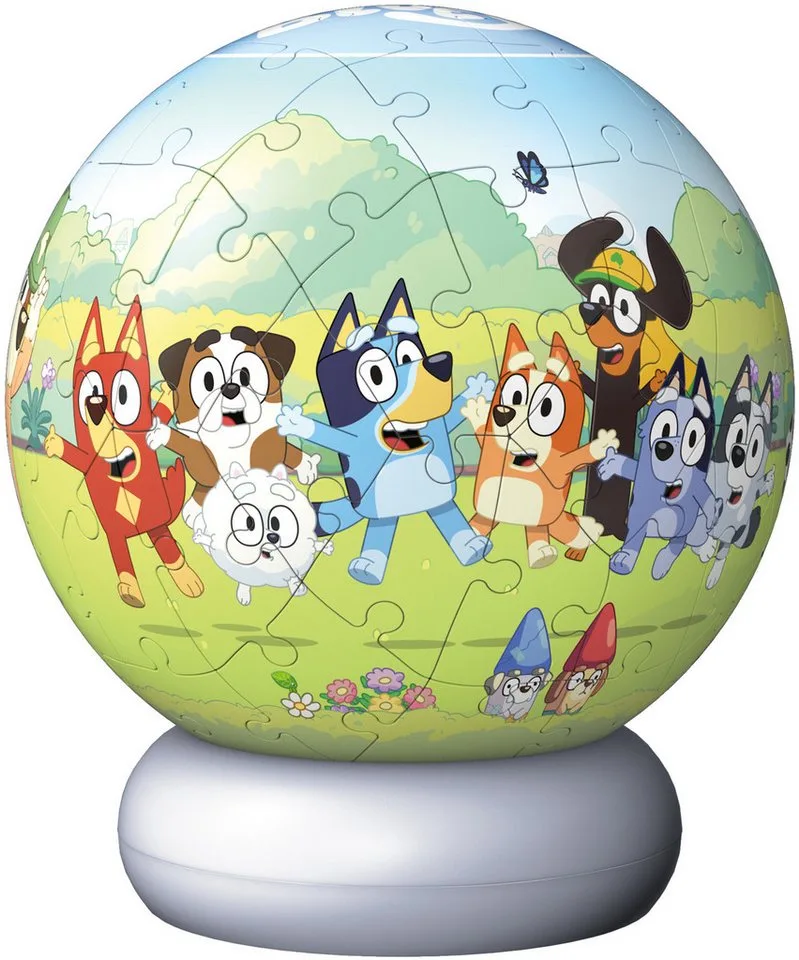 Bluey – 3D Puzzle-Ball Nachtlicht – 73 Stukjes de Ravensburger, édition Multicolore – boîte 2 sur 4