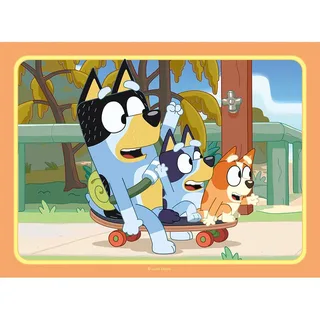 Bluey 4 in 1 Puzzel | 4 Kinderpuzzels van 12, 16, 20 & 24 Stukjes | Vanaf 3 Jaar de Ravensburger, édition Multicolore – boîte 3 sur 5