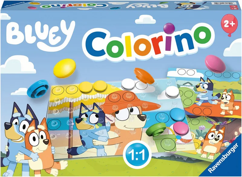 Bluey Colorino from Ravensburger, Multicolour edition – box 3 of 3