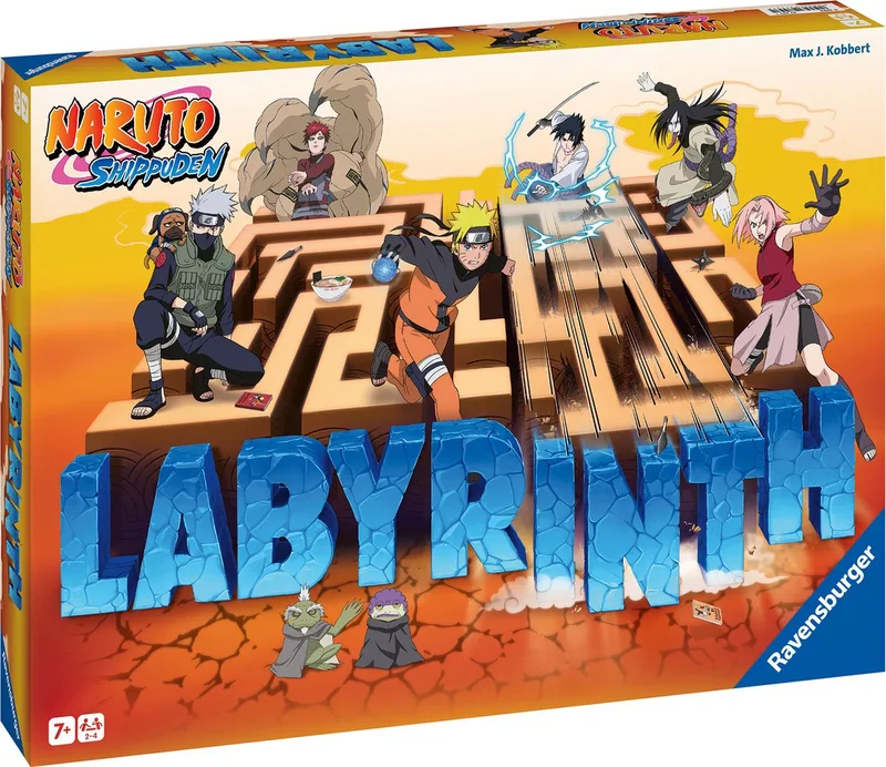 Bordspel Naruto Shippuden: Labyrinth de Ravensburger – boîte