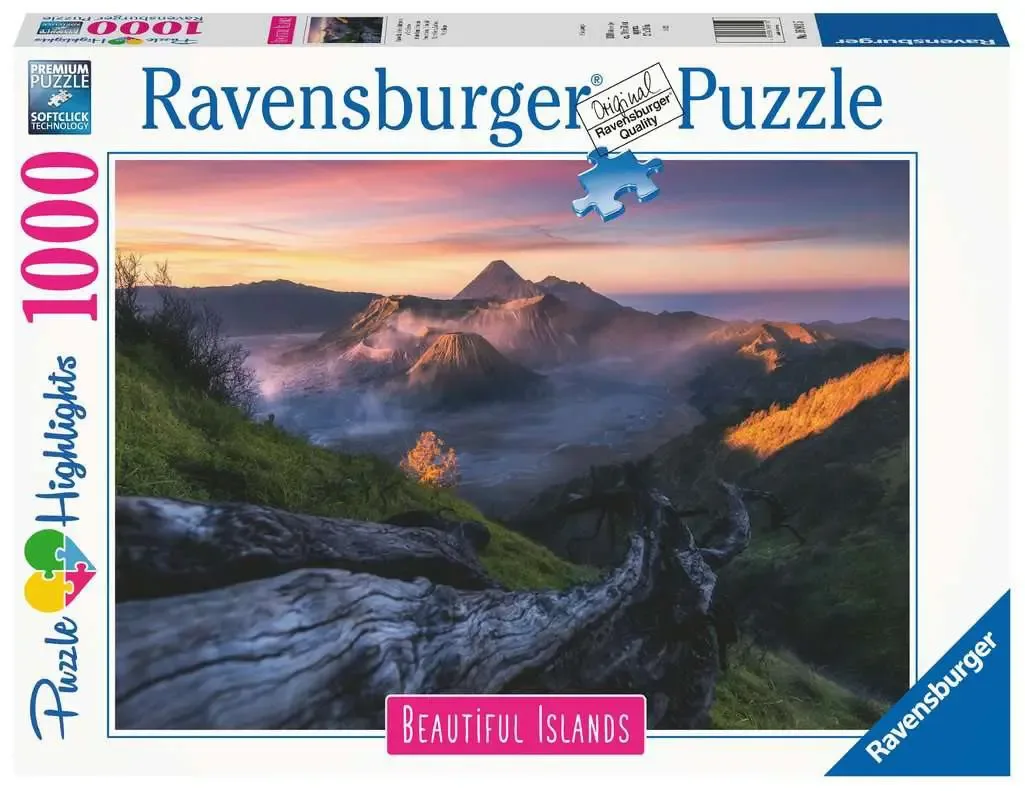 Bromo Vulkaan, Indonesië (1000 Stukjes) van Ravensburger – doos