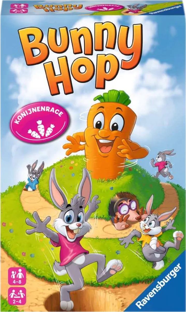 Bunny Hop Pocketspel fra Ravensburger – æske