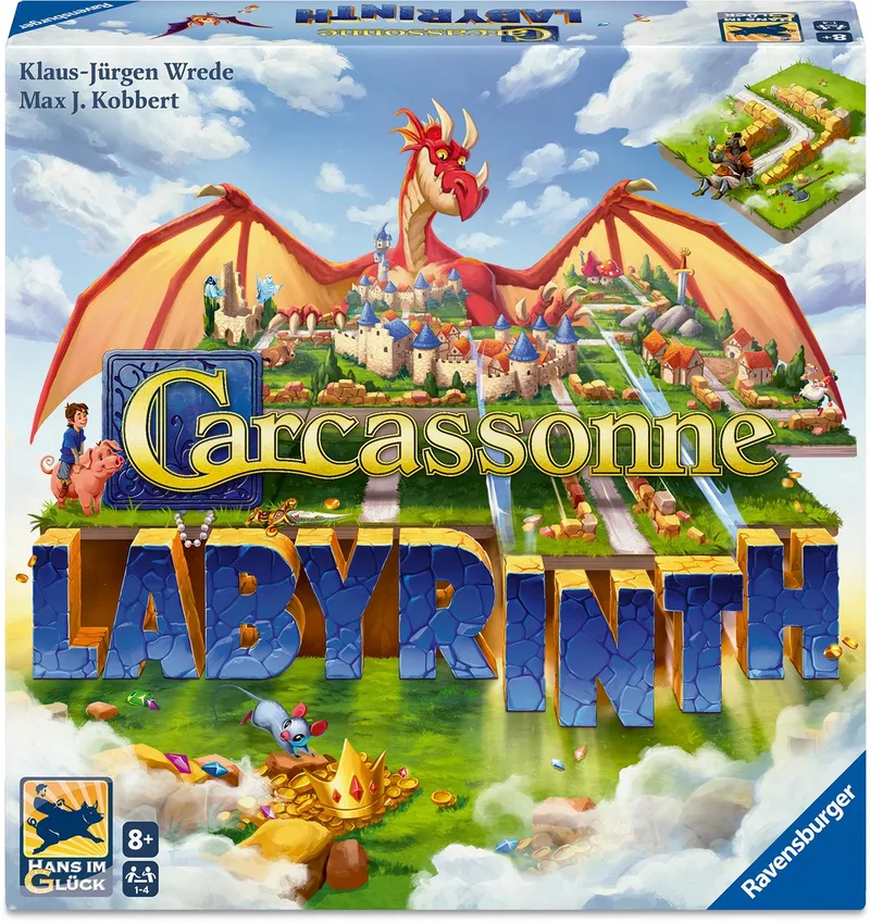 Carcassonne Labyrinth - Bordspel - 1 tot 4 Spelers - Vanaf 8 Jaar de Ravensburger – boîte