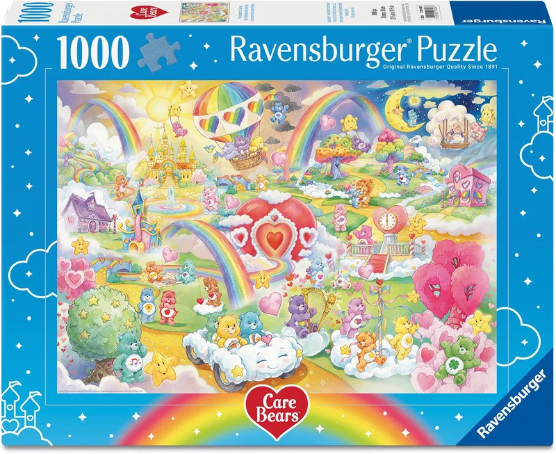 Care Bears: The Kingdom of Caring Puzzel - 1000 Stukjes - Legpuzzel voor Volwassenen - Vanaf 14 Jaar de Ravensburger – boîte