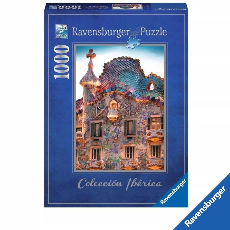 Casa Batlló Barcelona 1000 stukjes puzzel from Ravensburger – box