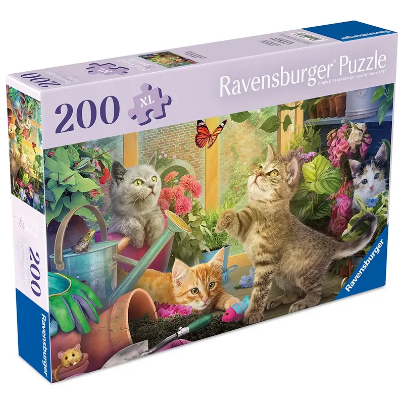 Cheeky Cats 200-delige puzzel Ad de Ravensburger – boîte 1 sur 2