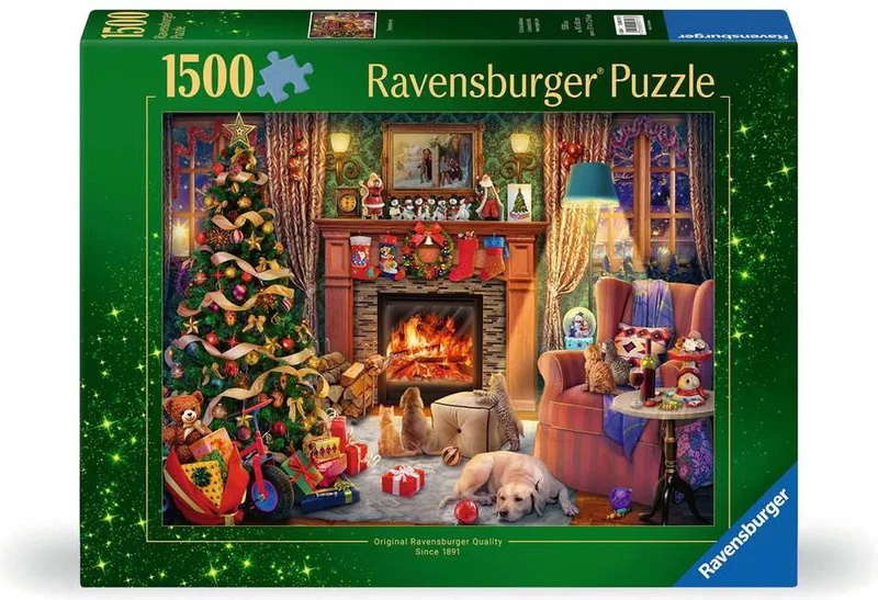 Christmas Eve - Kerst Legpuzzel - 1500 stukjes van Ravensburger, editie Meerkleurig – doos