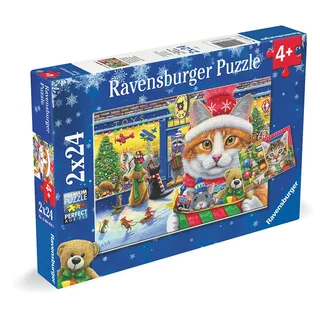 Christmas Kitties 2x24p fra Ravensburger – æske 2 af 2