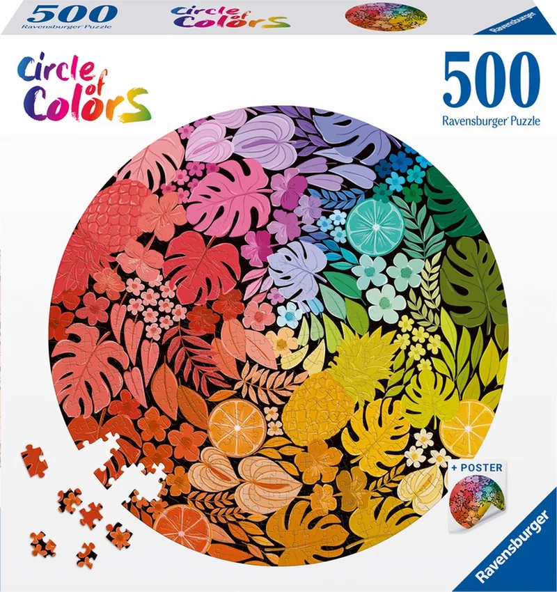 Circle of Colors Tropical - Legpuzzel - 500 stukjes de Ravensburger, édition Multicolore – boîte