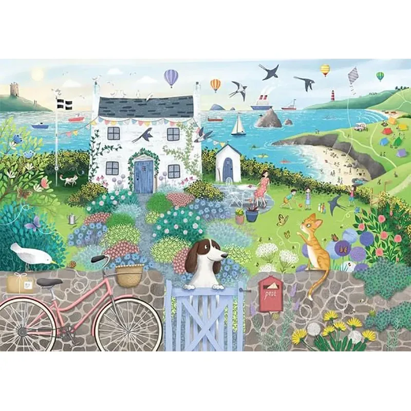 Coastal Cottage 1000p de Ravensburger – boîte 4 sur 4