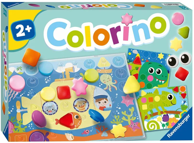 Colorino Colors and Shapes - Kleuren en Vormen de Ravensburger, édition Multicolour – boîte