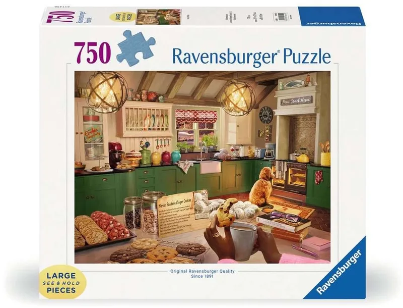 Cozy Kitchen - puzzel van 750 XL stukjes - Exclusiviteit from Ravensburger, Multicolour edition – box