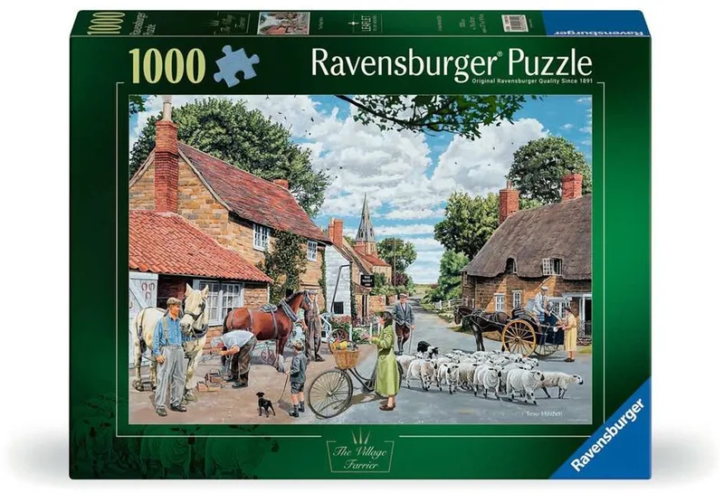 De Dorpssmid puzzel - 1000 stukjes from Ravensburger, Multicolour edition – box