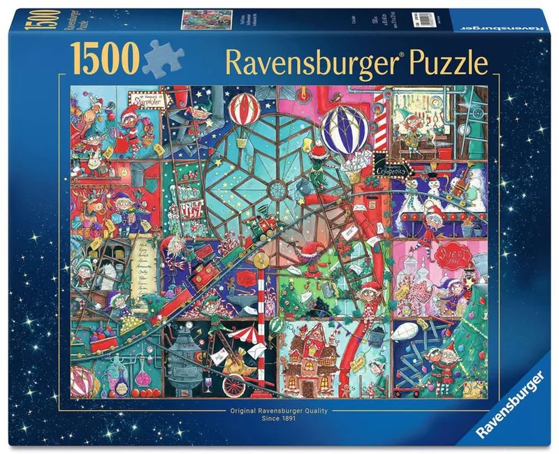 De Elfenfabriek legpuzzel - 1500 stukjes from Ravensburger, Multicolour edition – box
