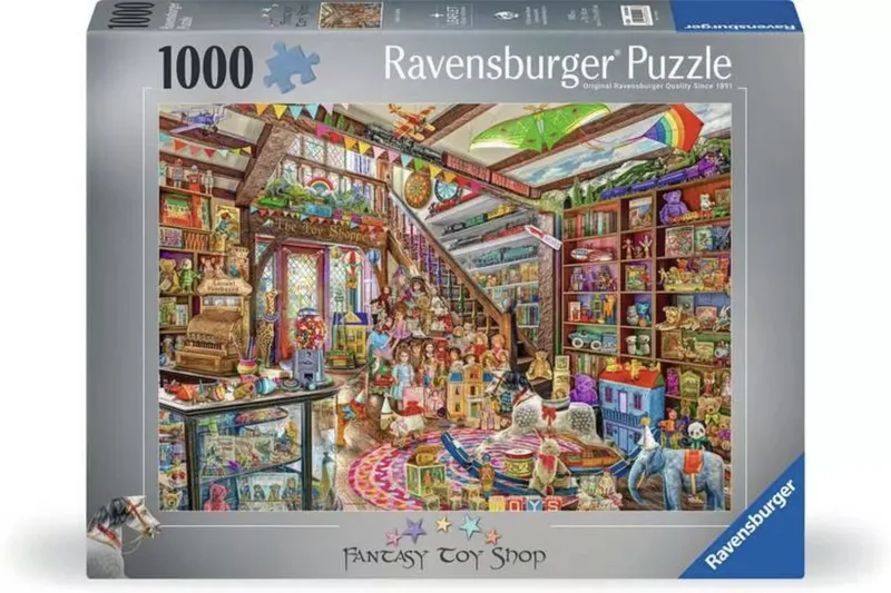 De Fantasie Speelgoedwinkel - puzzel van 1000 stukjes from Ravensburger, Multicolour edition – box