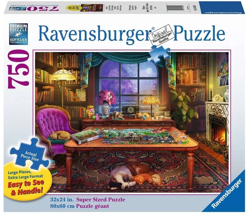 De Puzzelkamer - puzzel van 750 XL stukjes - Exclusiviteit from Ravensburger, Multi-coloured edition – box