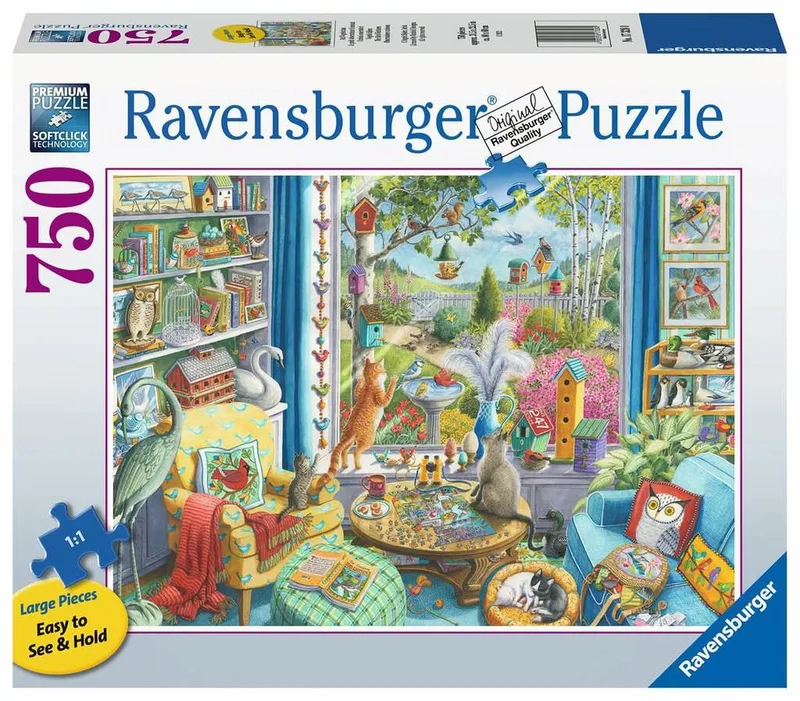 De vogelspotters - puzzel van 750 XL stukjes - Exclusiviteit from Ravensburger, Multicolour edition – box