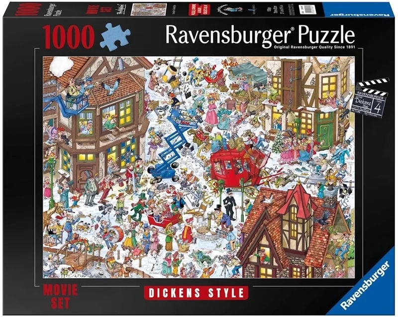 Dickens Style - Movie Set 4 - Ray Nicholson - puzzel van 1000 stukjes van Ravensburger, editie Meerkleurig – doos