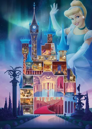 Disney Castle Assepoester – Puzzel 1000 stukjes de Ravensburger, édition Multicolore – boîte 1 sur 2