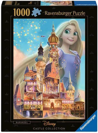 Disney Castle Rapunzel – Puzzel 1000 stukjes from Ravensburger, Multicolour edition – box 1 of 2