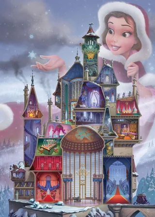 Disney Castles: Belle fra Ravensburger, Flerfarvet-udgave – æske 2 af 2