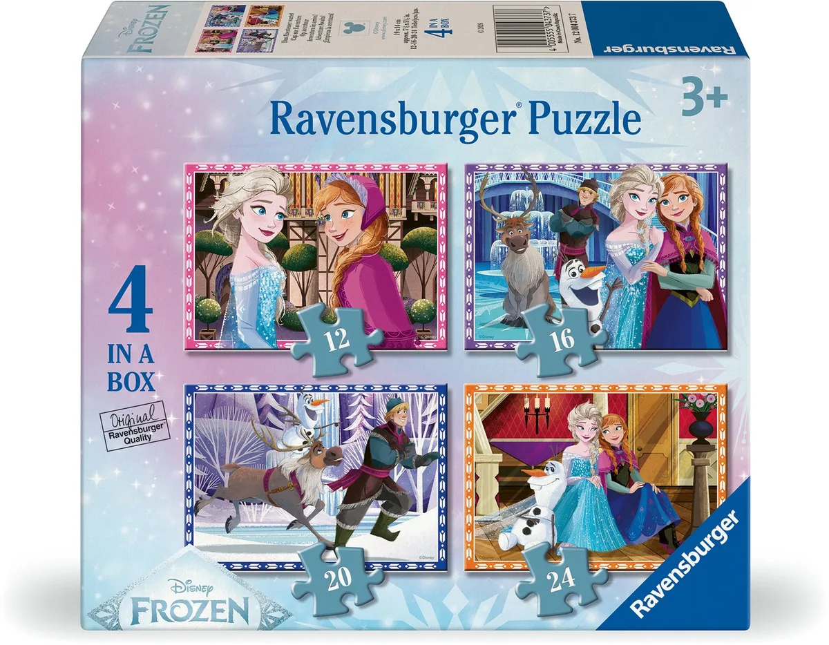 Disney Frozen Kinderpuzzel - Kinderpuzzel 24 Stukjes - Vanaf 4 Jaar von Ravensburger, Ausgabe Mehrfarbig – Schachtel