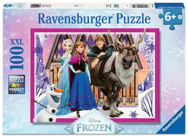 Disney Frozen Puzzel - Kinderpuzzel 100 XXL Stukjes - Vanaf 6 Jaar from Ravensburger, Multicolour edition – box