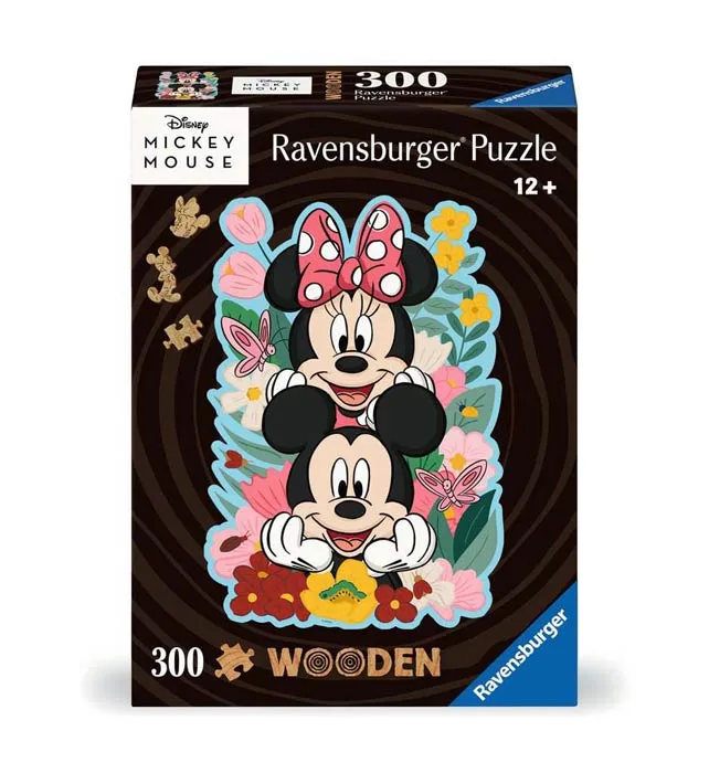 Disney Mickey & Minnie - Houten puzzel (300) fra Ravensburger – æske