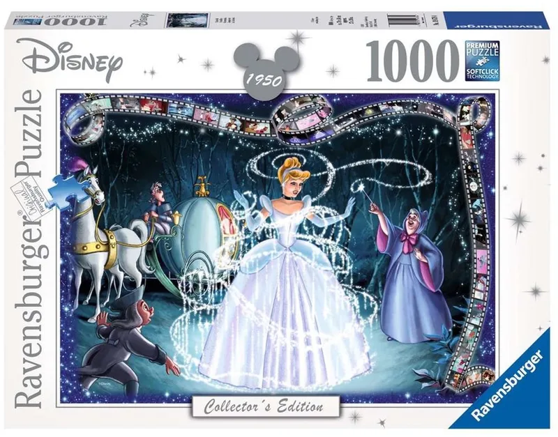 Disney Princess Cinderella - Legpuzzel - 1000 stukjes de Ravensburger, édition Multicolore – boîte