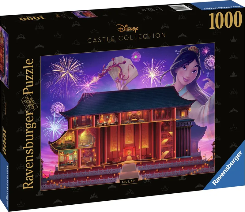 Disney Princess Mulan Kasteel - 1000 stukjes legpuzzel de Ravensburger, édition Multicolore – boîte