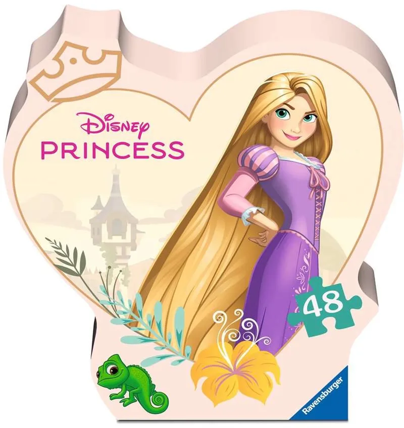 Disney Princess Rapunzel Puzzel - Kinderpuzzel 48 Stukjes - Vanaf 4 Jaar van Ravensburger, editie Meerkleurig – doos