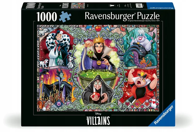 Disney puzzel "Wicked Witch" 1000 stukjes fra Ravensburger – æske