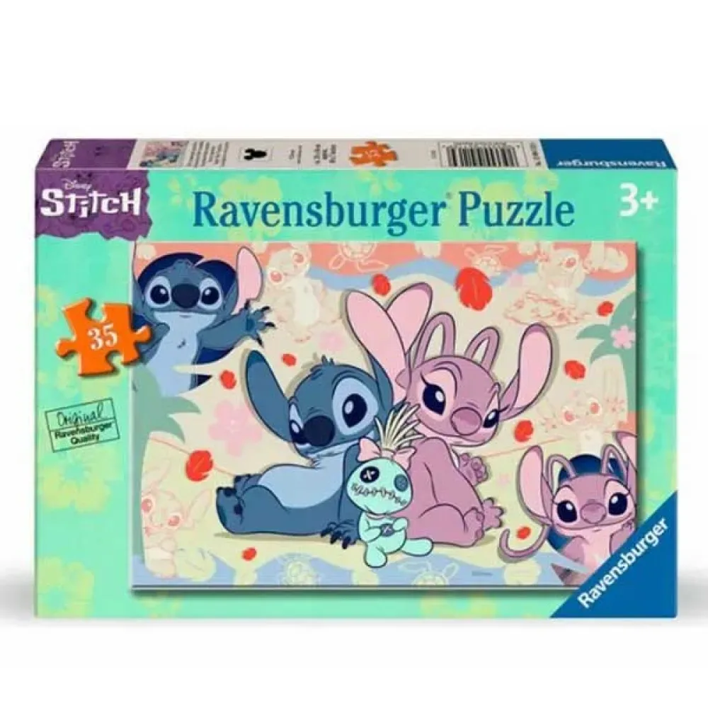 Disney Stitch Pussel 35 Bitar från Ravensburger – kartong