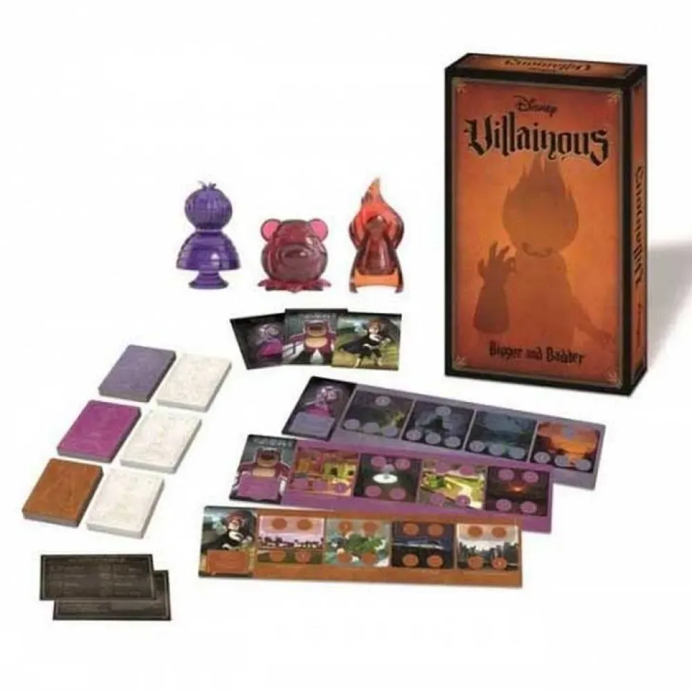 Disney Villainous Bigger & Badder Bordspel Spaans från Ravensburger – kartong